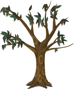 Harvestable Resources Paper Tree Clip Art