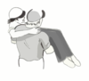Chip Carrying Kid Clip Art