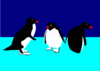 Penguins On Ice Clip Art