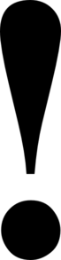 Exclamation Clip Art