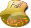 Fall Sign 2 Clip Art