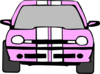 Pink Car Clip Art