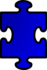 Bluepuzzlepiece Clip Art