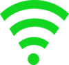 Green Wifi Link Clip Art