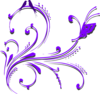 Butterfly Scroll Clip Art