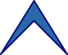 Blue Arrow Up Clip Art