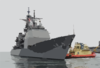 Uss Princeton (cg 59) Pulls Away From Its Homeport Of Naval Station San Diego. Princeton Is Part Of Uss Nimitz (cvn 68) Strike Force Deployed In The Arabian Gulf Conducting Missions In Support Of Operation Iraqi Freedom Clip Art