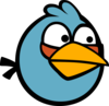 Blue Angry Bird Clip Art