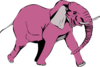 Pink Elephant Clip Art