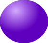 Purple Ball Clip Art