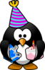 Celebration Penguin Clip Art