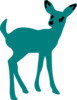 Teal Deer Image Clip Art