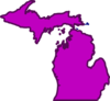 Michiganpurple Clip Art