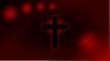 Red Glowing Cross Wallpaper Clip Art