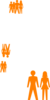Man And Woman (heterosexual) Icon (alternate) Clip Art