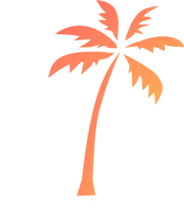 Palm Tree Dark 2 Clip Art