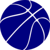 Blue Basketball Clip Art