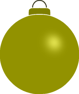 Plain Bauble 12 Clip Art