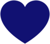 Blue Heart Clip Art