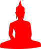 Orange Buddha Clip Art