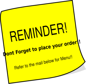 Reminder Clip Art
