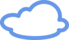 Cloud Alone Clip Art