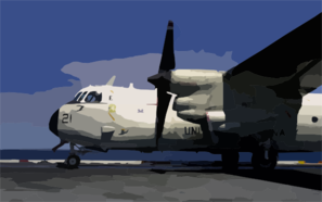 A C-2 Greyhound From The Providers Of Fleet Logistics Support Squadron Three Zero (vrc-30) Launches Off The Flight Deck Of Uss John C. Stennis (cvn 74) Clip Art