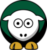 Sheep Dallas Stars Team Colors Clip Art