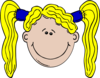 Blonde Girl Clip Art