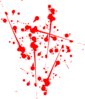 Red Paint Splat Clip Art