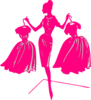 Pink Dress  Clip Art