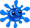 Smile Blue Splash Clip Art