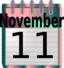 November Clip Art