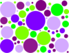 Polkadotpurplegreen Clip Art