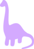 Purple Dino Clip Art