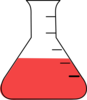 Red Flask Clip Art