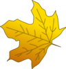 Yellow Maple Leaf Clip Art