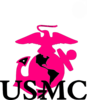 Usmcpink2 Clip Art