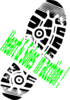 Running Shoe Print-h&s Clip Art