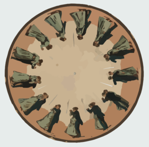 The Zoopraxiscope - A Couple Waltzing Clip Art