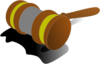 Justice Gavel Color 2 Clip Art