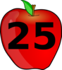 Counting Apple Clip Art