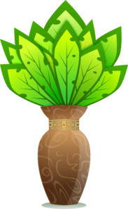Plant And Vase Clip Art