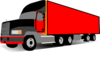 Truck 18 Wheeler Trucker Clip Art