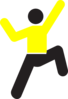 Yellow Climb Clip Art