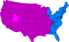 Usa Map Utah Rocks Clip Art