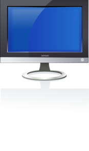 Flat Screen Clip Art