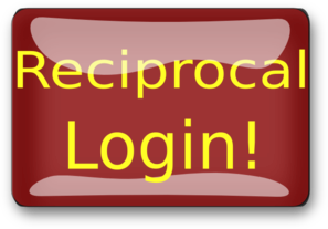 Red Rectangle Reciprocal Login Button Clip Art