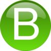 Green B  Clip Art