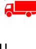 Red Lorry Clip Art